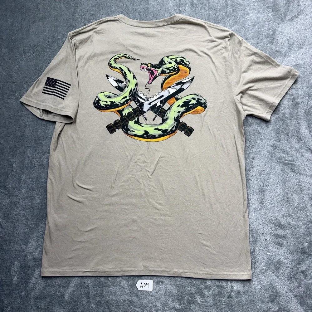 Under Armour 1389920 Men's Freedom Snake Knife Cotton Desert Sand Size 2XL